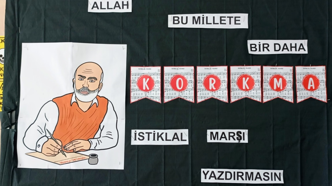 12 MART İSTİKLAL MARŞI'NIN KABULÜ VE MEHMET AKİF ERSOY'U ANMA PROGRAMIMIZ